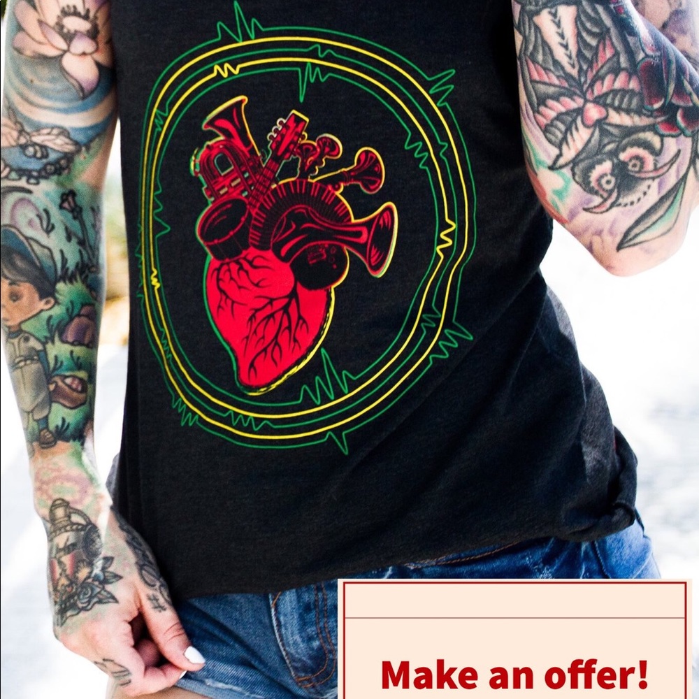 “The Heart Beat” by artist @rosariopsy Brand New!